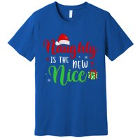 Naughty Is The New Nice Clothes Funny Holiday Gift Christmas Gift Premium T-Shirt