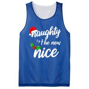 Naughty Is The New Nice Christmas Humor Funny Gift Mesh Reversible Basketball Jersey Tank