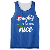 Naughty Is The New Nice Christmas Humor Funny Gift Mesh Reversible Basketball Jersey Tank