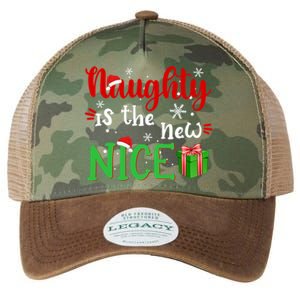 Naughty Is The New Nice Funny Santa Joke Christmas Humor Cute Gift Legacy Tie Dye Trucker Hat