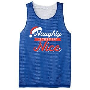 Naughty Is The New Nice Funny Santa List Christmas Gift Meaningful Gift Mesh Reversible Basketball Jersey Tank