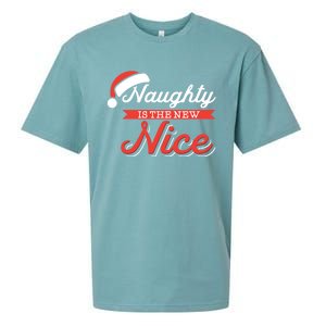 Naughty Is The New Nice Funny Santa List Christmas Gift Meaningful Gift Sueded Cloud Jersey T-Shirt