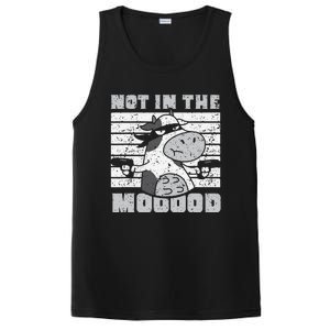 Not In The Mooood Cow Cows Farm Animals Lover PosiCharge Competitor Tank