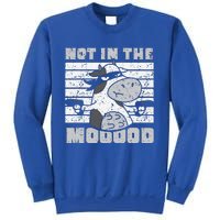 Not In The Mooood Cow Cows Farm Animals Lover Sweatshirt