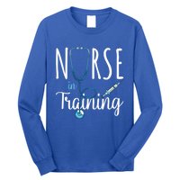 Nurse In Training Nursing School Stethoscope Future Nurse Gift Long Sleeve Shirt