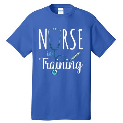 Nurse In Training Nursing School Stethoscope Future Nurse Gift Tall T-Shirt