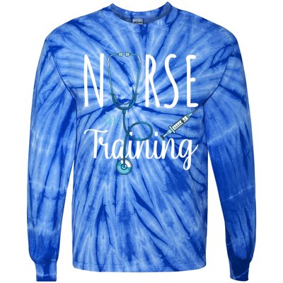 Nurse In Training Nursing School Stethoscope Future Nurse Gift Tie-Dye Long Sleeve Shirt