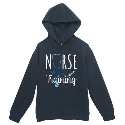 Nurse In Training Nursing School Stethoscope Future Nurse Gift Urban Pullover Hoodie