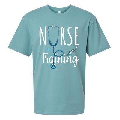 Nurse In Training Nursing School Stethoscope Future Nurse Gift Sueded Cloud Jersey T-Shirt