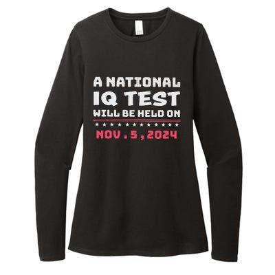 National Iq Test Alert November 5th 2024 Womens CVC Long Sleeve Shirt