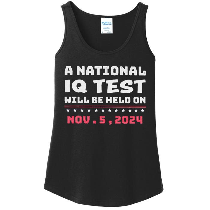 National Iq Test Alert November 5th 2024 Ladies Essential Tank