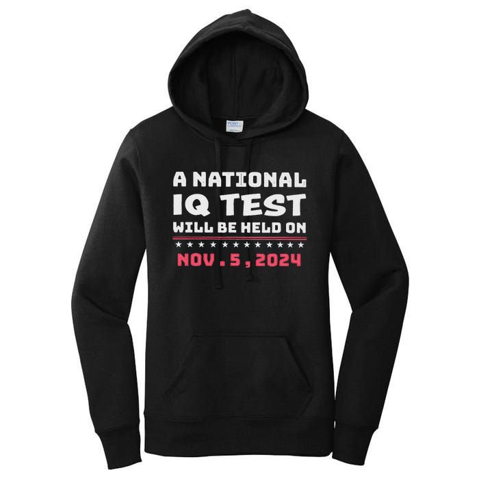 National Iq Test Alert November 5th 2024 Women's Pullover Hoodie