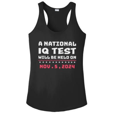 National Iq Test Alert November 5th 2024 Ladies PosiCharge Competitor Racerback Tank