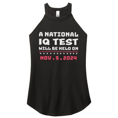 National Iq Test Alert November 5th 2024 Women's Perfect Tri Rocker Tank