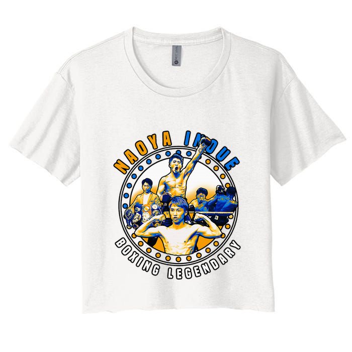 Naoya Inoue Tribute For Future Boxers Women's Crop Top Tee