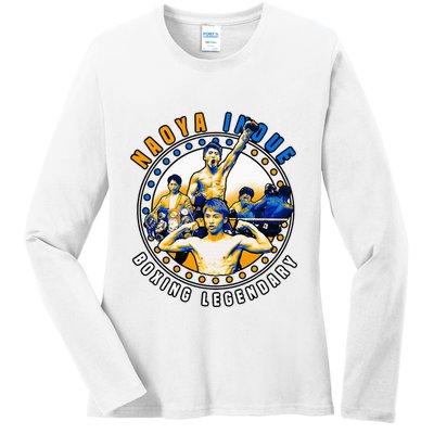 Naoya Inoue Tribute For Future Boxers Ladies Long Sleeve Shirt