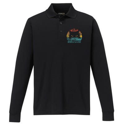 Nope Its Too Peopley Outside For Introvert And Cat Lover Performance Long Sleeve Polo