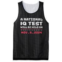 National Iq Test Alert November 5th 2024 Mesh Reversible Basketball Jersey Tank