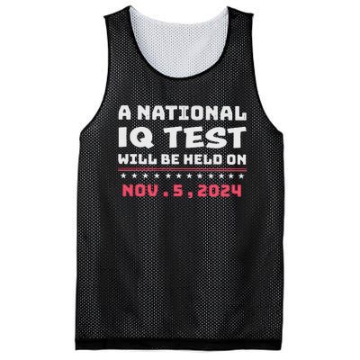 National Iq Test Alert November 5th 2024 Mesh Reversible Basketball Jersey Tank