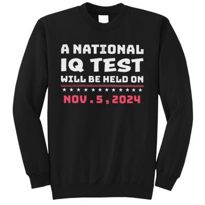 National Iq Test Alert November 5th 2024 Tall Sweatshirt