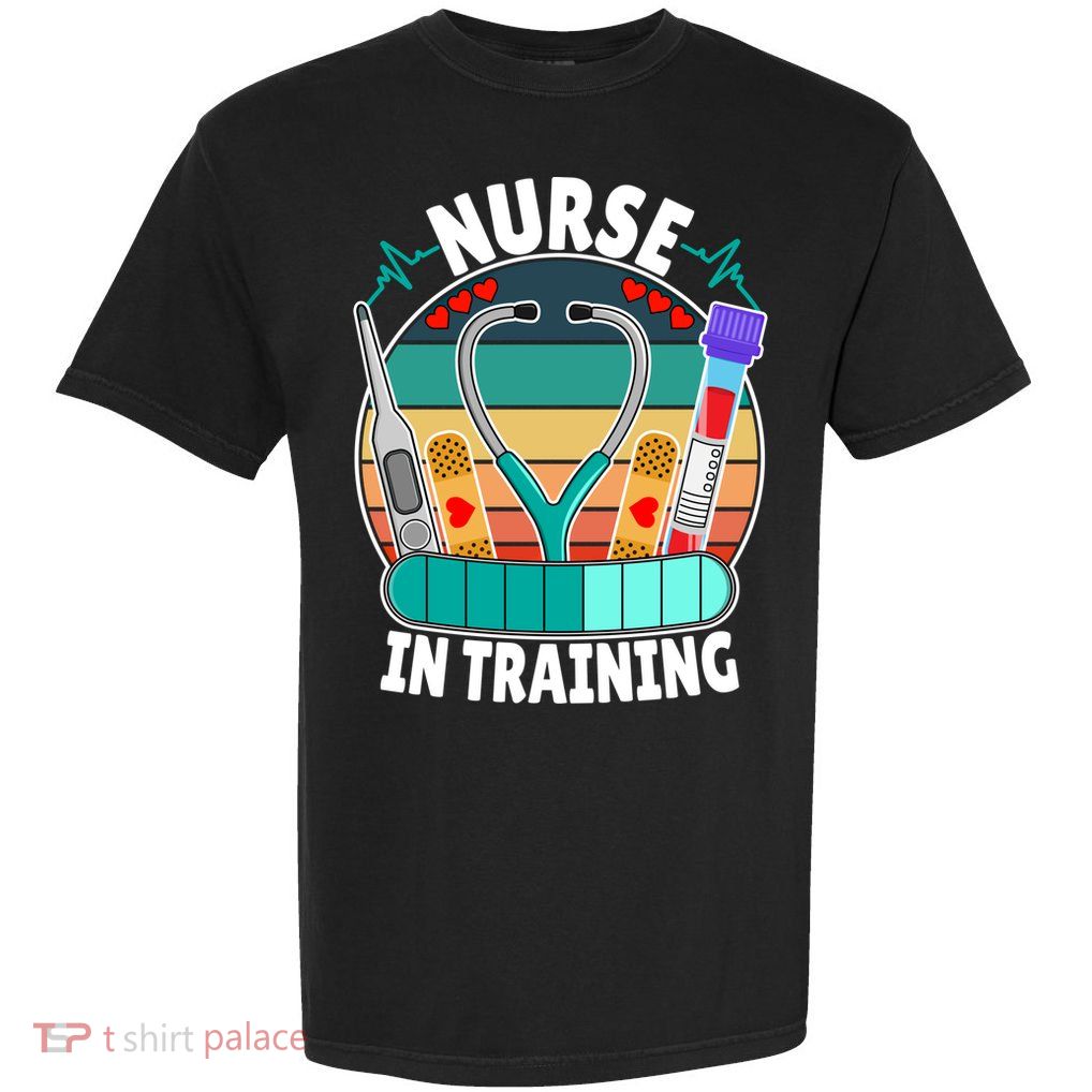 Nurse In Training Nursing Student Funny Future Nurse Great Gift Garment-Dyed Heavyweight T-Shirt
