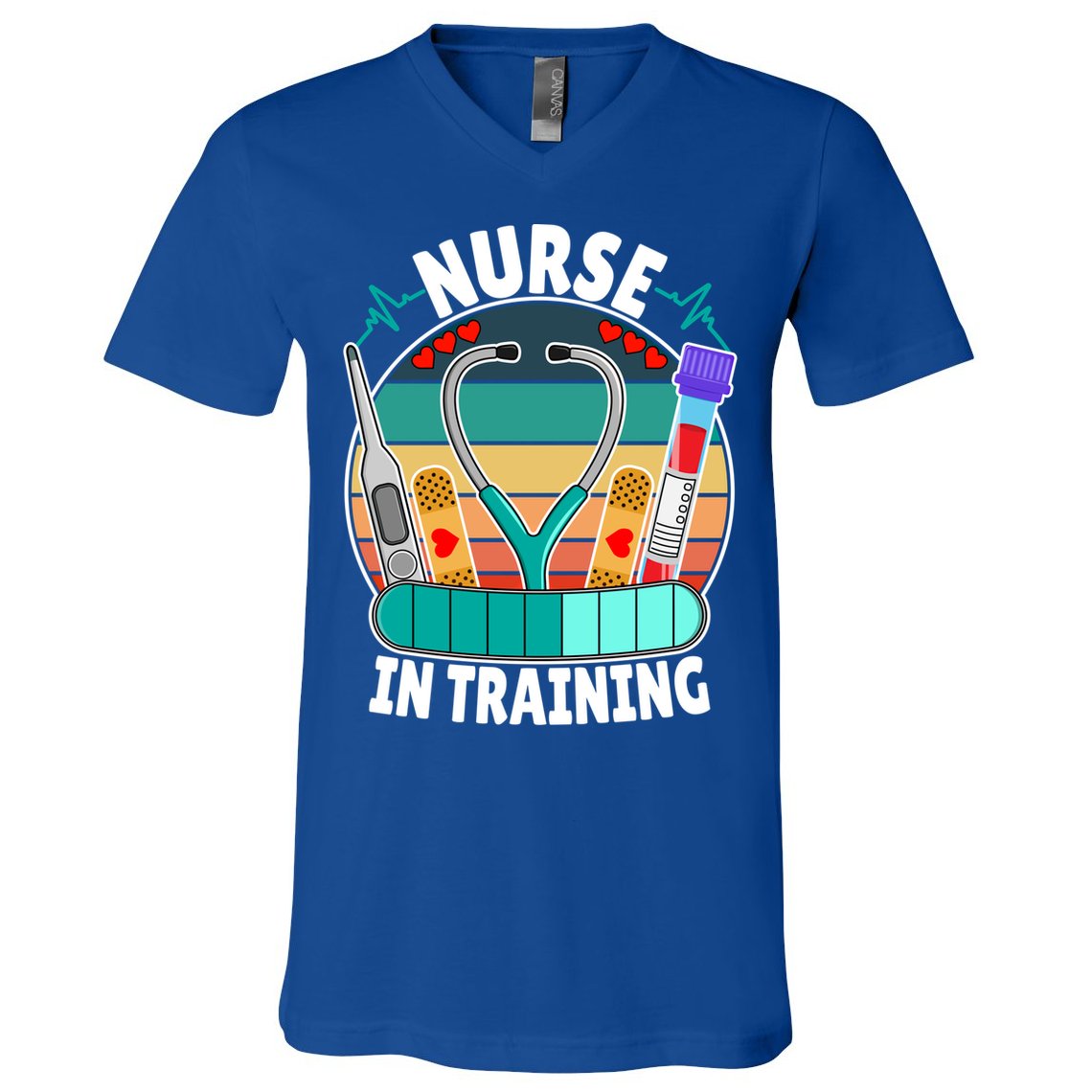 Nurse In Training Nursing Student Funny Future Nurse Great Gift V-Neck T-Shirt