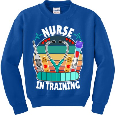 Nurse In Training Nursing Student Funny Future Nurse Great Gift Kids Sweatshirt