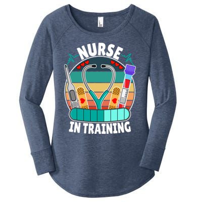 Nurse In Training Nursing Student Funny Future Nurse Great Gift Women's Perfect Tri Tunic Long Sleeve Shirt