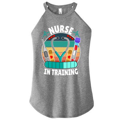 Nurse In Training Nursing Student Funny Future Nurse Great Gift Women’s Perfect Tri Rocker Tank