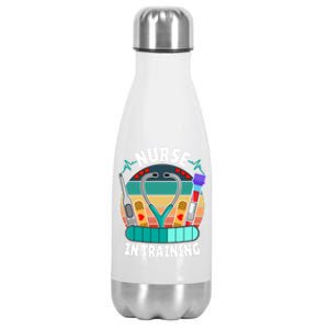 Nurse In Training Nursing Student Funny Future Nurse Great Gift Stainless Steel Insulated Water Bottle