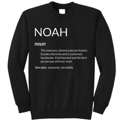 Noah Is The Best Funny Name Definition Noah Sweatshirt