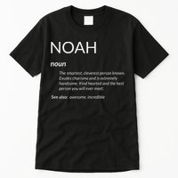 Noah Is The Best Funny Name Definition Noah Tall T-Shirt