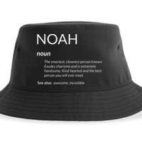 Noah Is The Best Funny Name Definition Noah Sustainable Bucket Hat