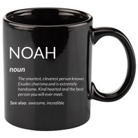 Noah Is The Best Funny Name Definition Noah 11oz C Handle Ceramic Mug