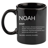 Noah Is The Best Funny Name Definition Noah 11oz C Handle Ceramic Mug