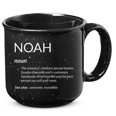 Noah Is The Best Funny Name Definition Noah 15oz Campfire Ceramic Mug