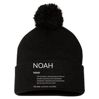Noah Is The Best Funny Name Definition Noah Pom Pom 12in Knit Beanie