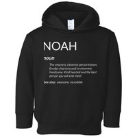Noah Is The Best Funny Name Definition Noah Toddler Hoodie