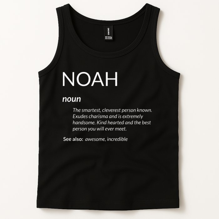 Noah Is The Best Funny Name Definition Noah Tank Top