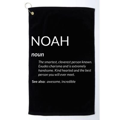 Noah Is The Best Funny Name Definition Noah Golf Towel