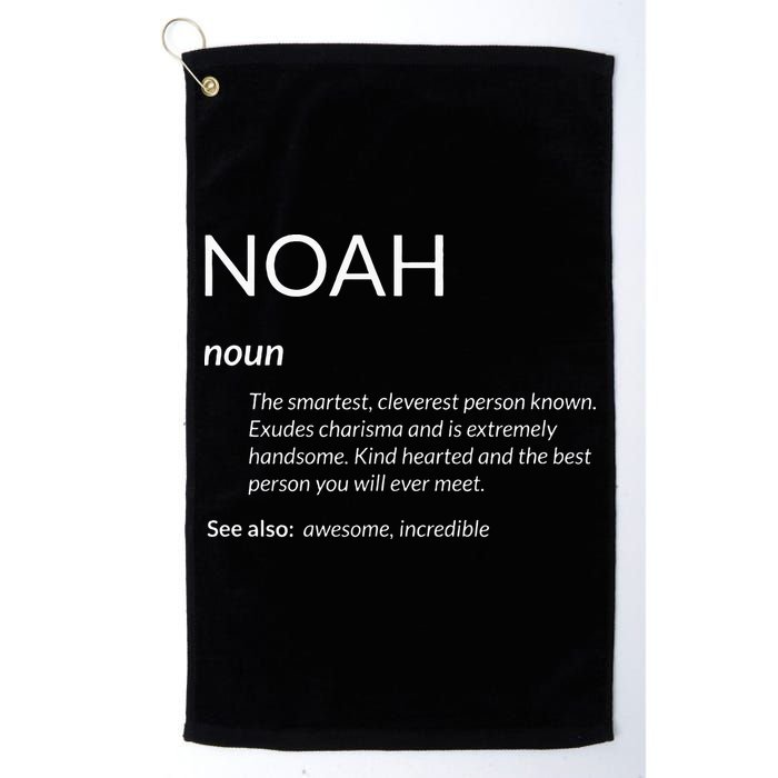 Noah Is The Best Funny Name Definition Noah Golf Towel