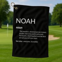 Noah Is The Best Funny Name Definition Noah Golf Towel