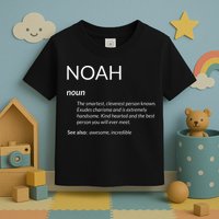 Noah Is The Best Funny Name Definition Noah Toddler T-Shirt