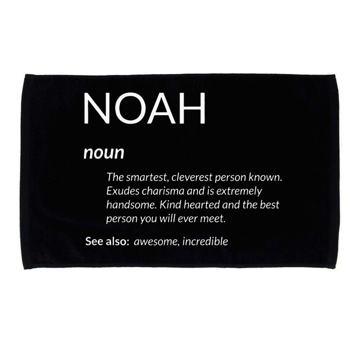 Noah Is The Best Funny Name Definition Noah Microfiber Hand Towel