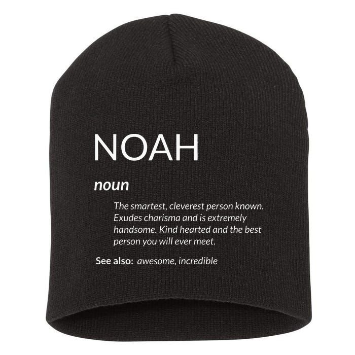 Noah Is The Best Funny Name Definition Noah Short Acrylic Beanie