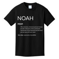 Noah Is The Best Funny Name Definition Noah Kids T-Shirt