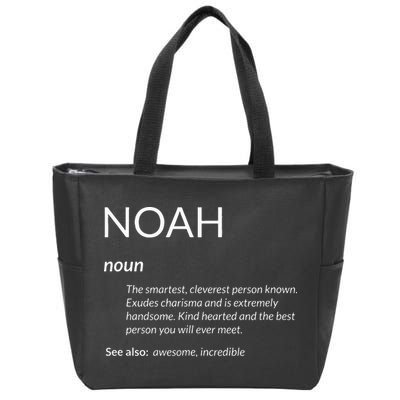 Noah Is The Best Funny Name Definition Noah Zip Tote Bag