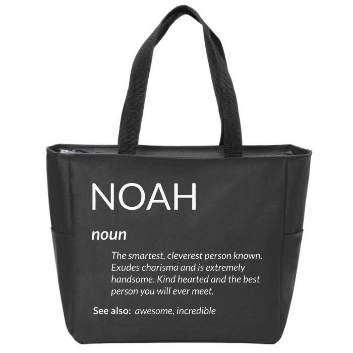 Noah Is The Best Funny Name Definition Noah Zip Tote Bag