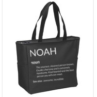 Noah Is The Best Funny Name Definition Noah Zip Tote Bag