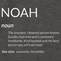 Noah Is The Best Funny Name Definition Noah Vector Backpack